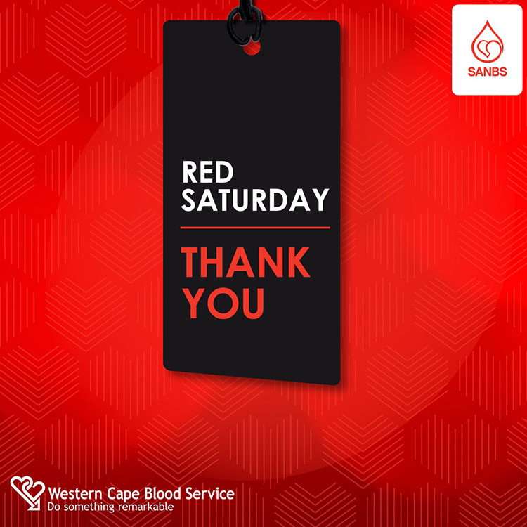 Give one donation and save up to three lives this Red Saturday
